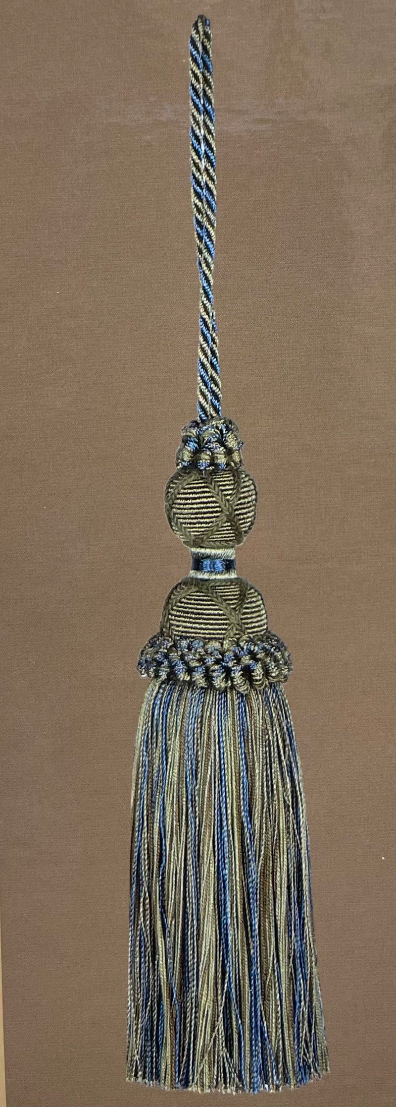 The Natalie - Tea Leaf Pati Key Tassel - 5 Inch, 6 Inch Cord