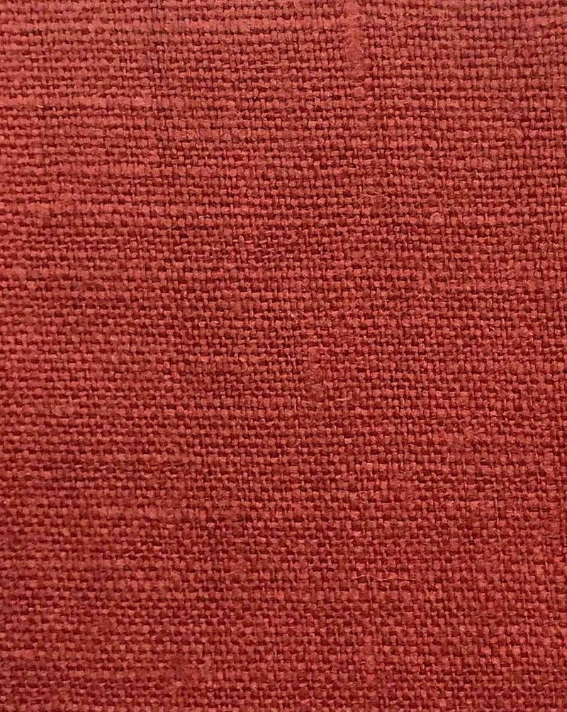 TUSCANY RUBY-(EUROPEAN LINEN) 100% LINEN FABRICS 7.5 OZ . DYED & FINISHED IN USA