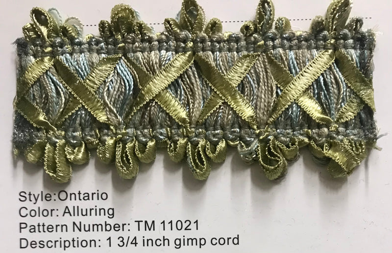 The Americana - Alluring Ontario - 1 3/4" Gimp Cord