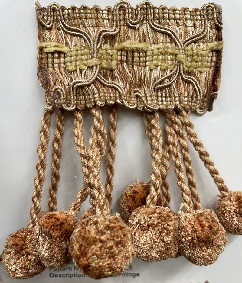 The Americana  - Earthy Aspen - 5" Ball Fringe