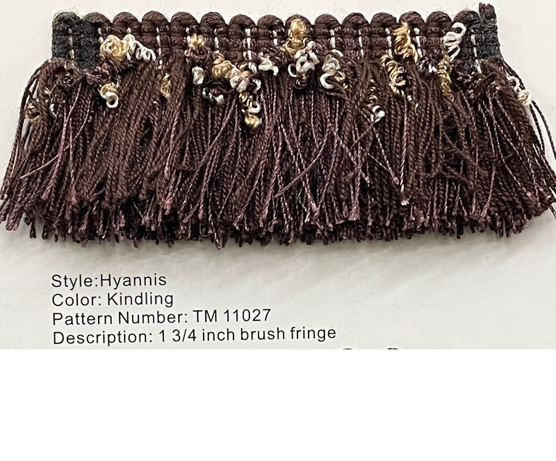 The Americana -Kindling Hyannis - 1 3/4" Brush Fringe