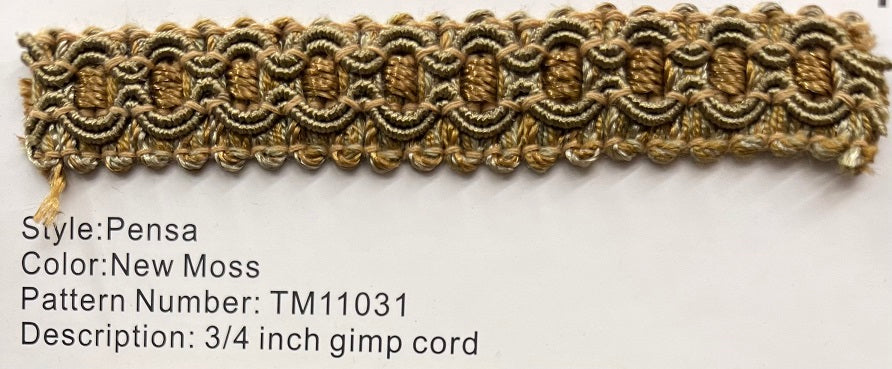 The Lyon - Moss Pensa - 3/4 Inches Gimp Cord