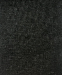 TUSCANY (EUROPEAN LINEN)  COLOR BLACK  100% LINEN FABRICS 7.5 OZ . DYED & FINISHINED IN USA