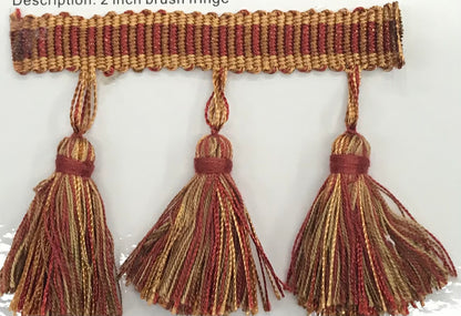 The Natalie-3 1/2  INCH TASSEL  FRINGE (SMALL)
