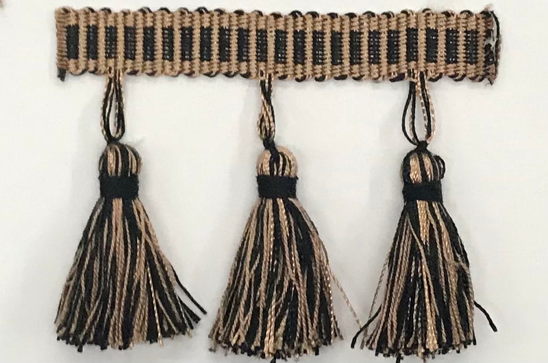 The Natalie-3 1/2  INCH TASSEL  FRINGE (SMALL)