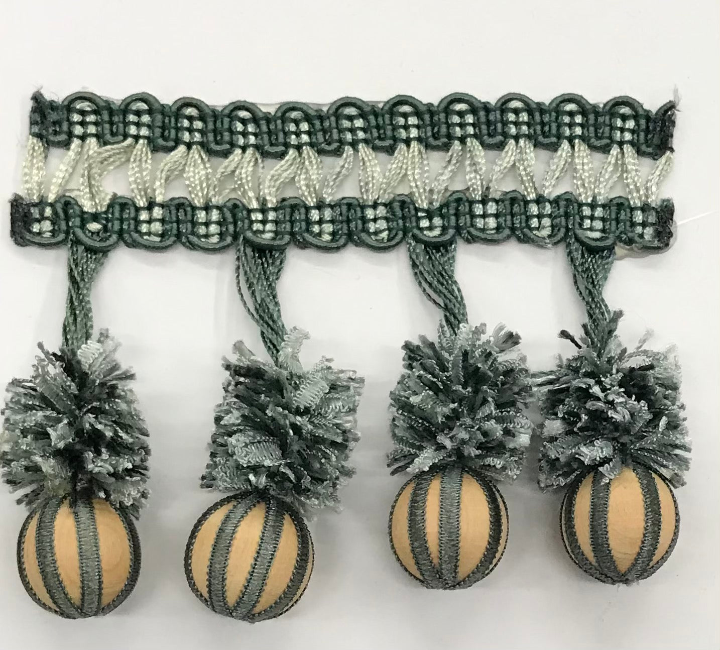 The Lyon-2 /4 inch ball fringe