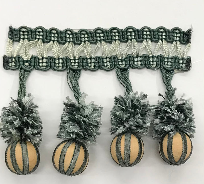 The Lyon-2 /4 inch ball fringe