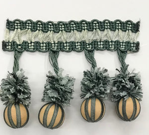 The Lyon-2 /4 inch ball fringe