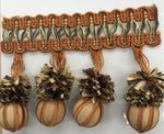 Load image into Gallery viewer, The Lyon-2 /4 inch ball fringe
