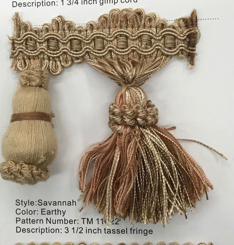 The Americana-A 3 1/2 INCH TASSEL FRINGE
