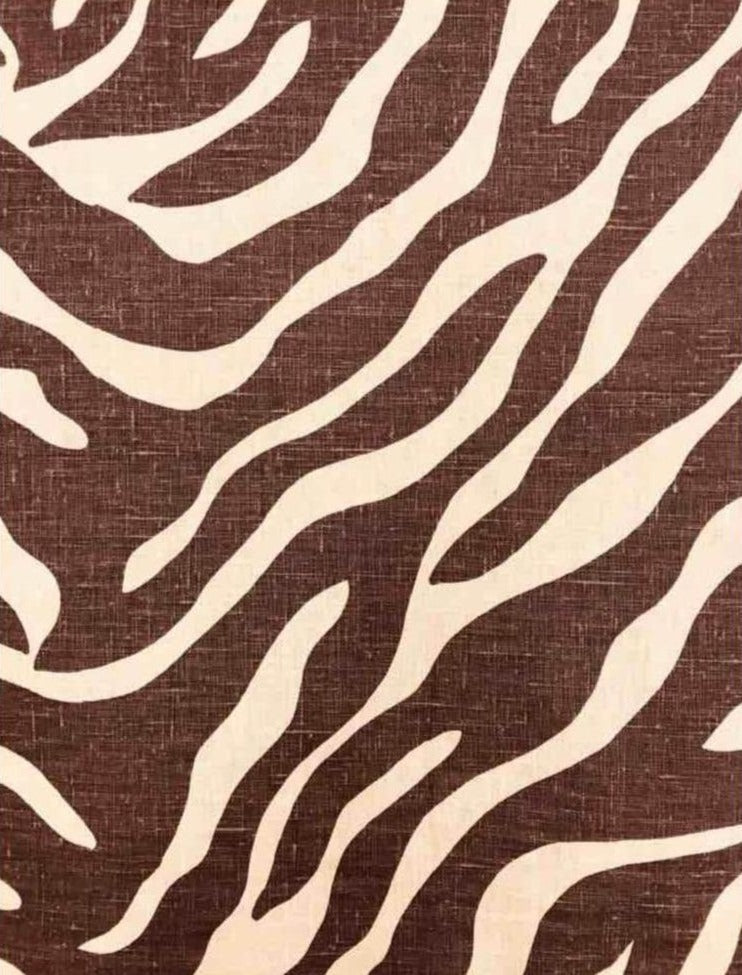 Zebra brown/dark camel